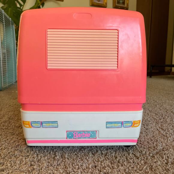 Vintage 1996 Barbie Mattel Large 59x45x30cm Pink Magical Motorhome Vehicle - Picture 3 of 16